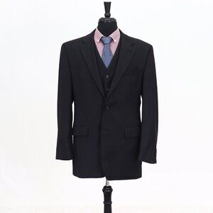 Ralph Lauren 42L Gray Solid 2-Button Sport Coat Blazer Jacket G709